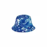 LV Monogram Bandana Reversible Bucket Hat Bleached Blue