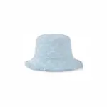 LV Monogram Denim Bucket Hat Denim Blue