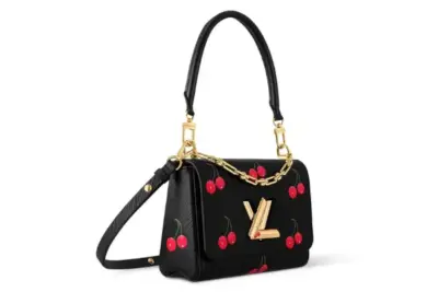 LV x Takashi Twist MM Bag Black
