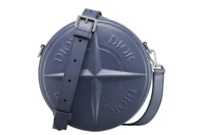 Dior x Stone Island Round Bag Blue