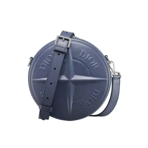 Dior x Stone Island Round Bag Blue