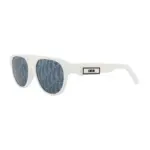 Dior Aviator Sunglasses ‘White/Blue’