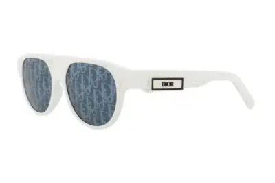 Dior Aviator Sunglasses ‘White/Blue’