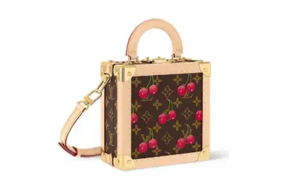 LV X TM Cerise Mini Square Trunk Bag