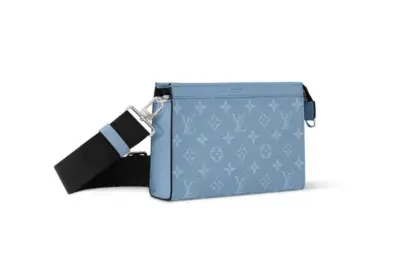 LV Gaston Wearable Wallet Sky Blue