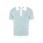 Casablanca jacquard monogram polo shirt