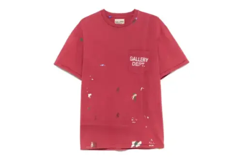GALLERY DEPT. Vintage Logo Painted T-shirt red