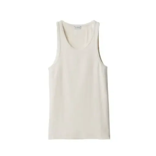 Burberry Equestrian Knight ribbed vest top grey