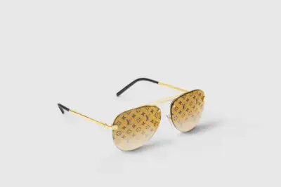 LV Clockwise Sunglasses Gold
