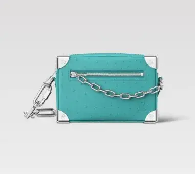 LV Clutch Box Mint Green