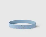 LV Initiales 40mm Reversible Belt Sky Blue