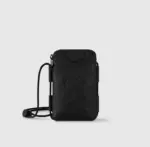 LV Lace Up Pouch Black