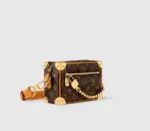 LV Mini Soft Trunk Monogram coated canvas bag