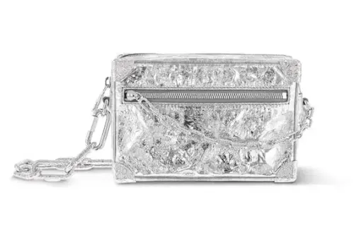 LV Mini Soft Trunk Silver