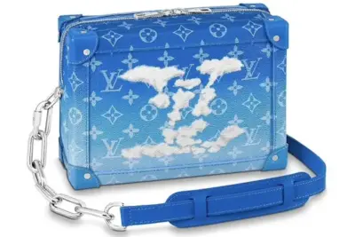 LV Soft Trunk, Cloud Monogram, Blue