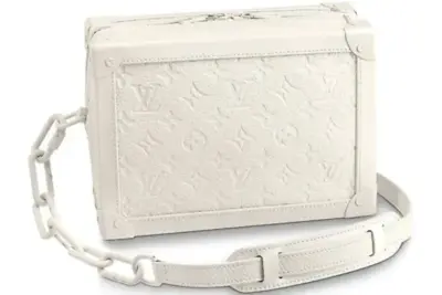 LV Soft Trunk Monogram Powder White