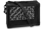 LV Soft Trunk Monogram Mesh Black