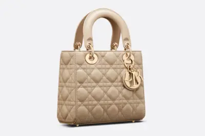Small Lady Dior My ABCDior Bag Sand-Colored