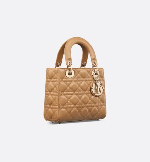 Small Lady Dior My ABCDior Bag Light Gold-Tone