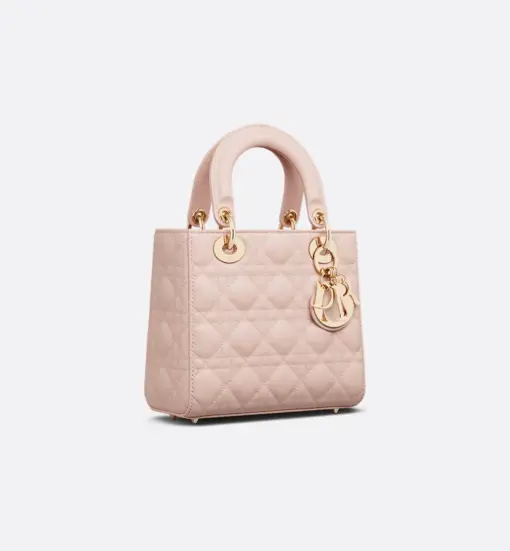 Small Lady Dior My ABCDior Bag Powder Pink