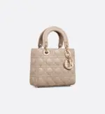Small Lady Dior My ABCDior Bag Desert Taupe