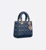 Small Lady Dior My ABCDior Bag Deep Ocean Blue