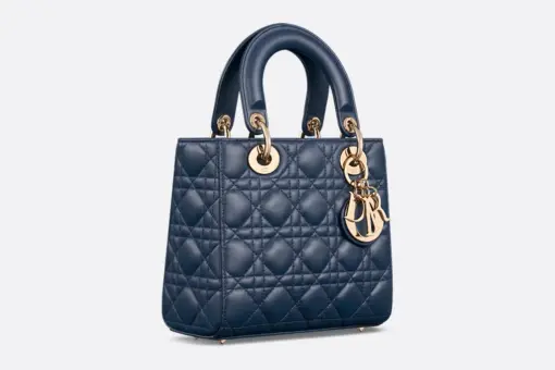 Small Lady Dior My ABCDior Bag Deep Ocean Blue