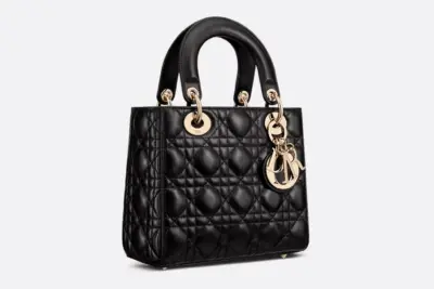 Small Lady Dior My ABCDior Bag Black