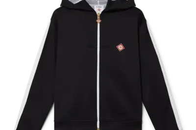 Casablanca Scuba Hooded Sweatshirt Black