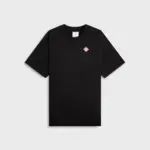 CASABLANCA Diamond Logo Patch T-Shirt Black