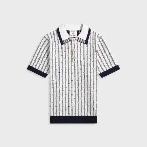 Casablanca Monogram Polo T-Shirt
