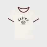 regular t-shirt with cotton jersey crest