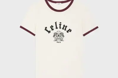 regular t-shirt with cotton jersey crest