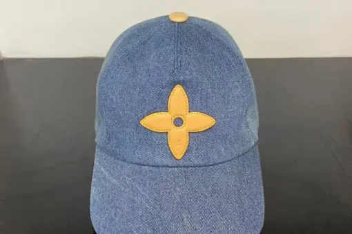 LV Uptown Cap Denim & Yellow