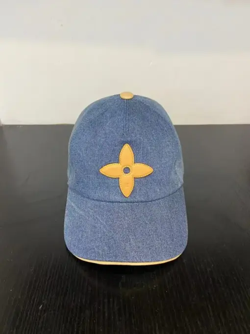 LV Uptown Cap Denim & Yellow