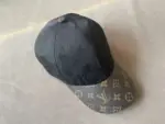 LV Monogram Cap Brown Black Silk