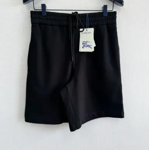 Burberry Cotton Jogging Shorts Black