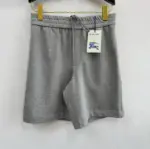 Burberry Cotton Jogging Shorts Grey