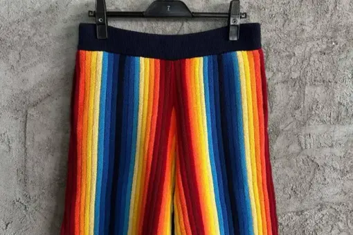 Casablanca Gradient Stripe Terry Shorts