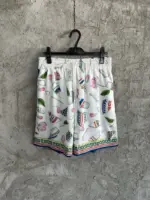 Casablanca Le Vase Brise Shorts White