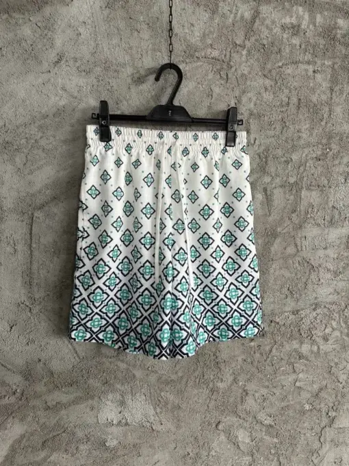 Casablanca monogram-print Shorts white