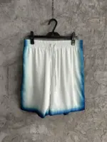 CASABLANCA Casa Way Skate Silk Shorts Blue