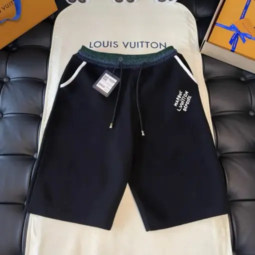 LV Marque Shorts Black