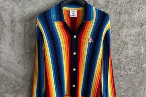 Casablanca Gradient Stripe Terry Shirt