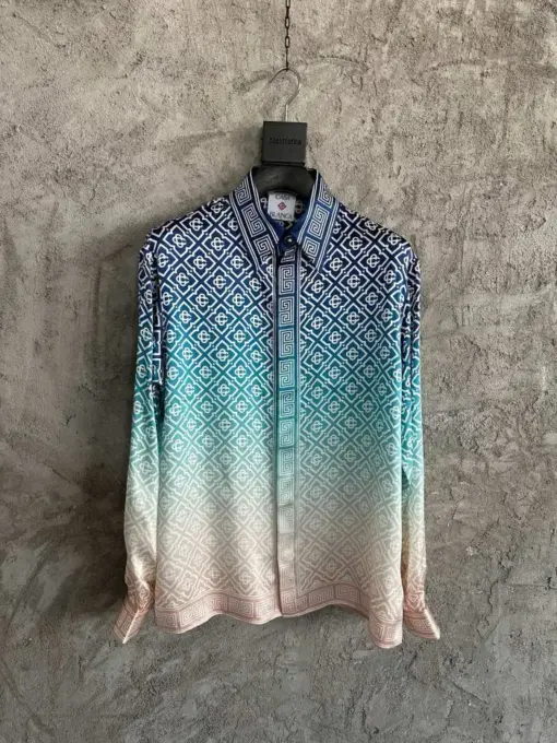 CASABLANCA Gradient Classic Collar Shirt