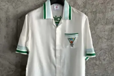 Casablanca Metaphysical Tennis Icon Silk Shirt