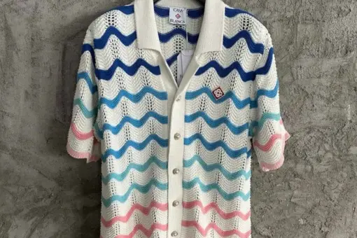 Casablanca Wave Shirt White