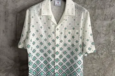 Casablanca monogram-print Shirt white