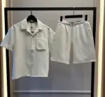 LV Suit Monogram White