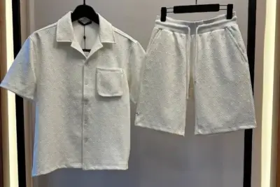 LV Suit Monogram White